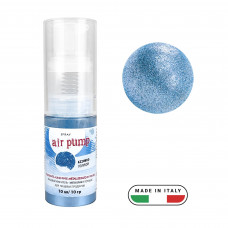 Блестящий сухой краситель с распылителем Air Pump Голубой, 10г