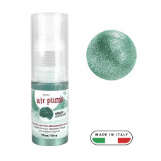 Блестящий сухой краситель с распылителем Air Pump Изумруд, 10г